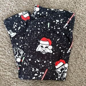 Black Star Wars Holiday Darth Vader & Stormtrooper Leggings